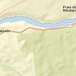 Praia do Ribatejo Street Map