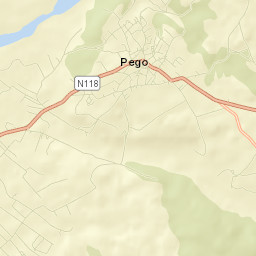 Pego Street Map