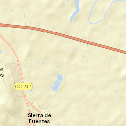 Sierra de Fuentes Street Map