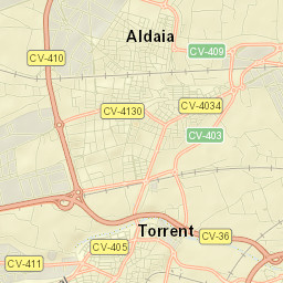 Aldaia Street Map
