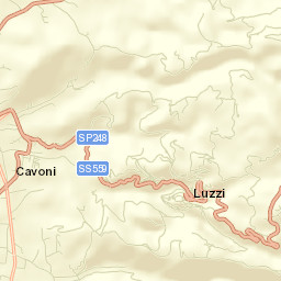 Luzzi Street Map