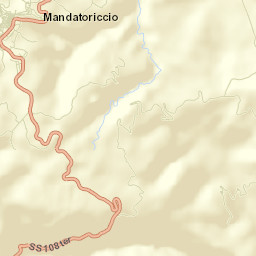 Mandatoriccio Street Map