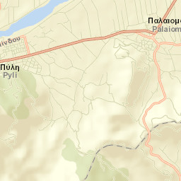 Palaiomonástiro Street Map