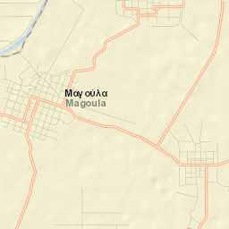 Magoúla Street Map