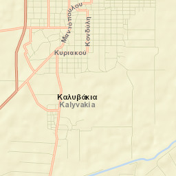 Palamás Street Map