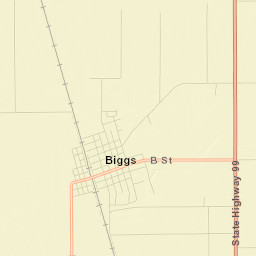 Biggs Street Map