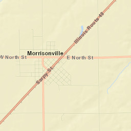 Morrisonville Street Map