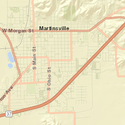 147 North Jefferson Street, Martinsville, IN Street Map
