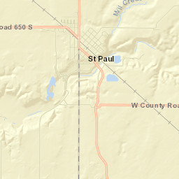 Saint Paul Street Map