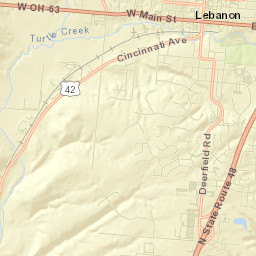 Lebanon Street Map