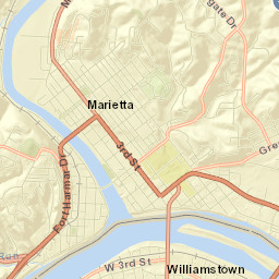 Marietta Street Map