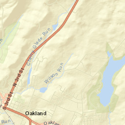Oakland Street Map
