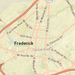 Frederick Street Map