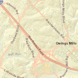 4859 New Town Boulevard, Owings Mills, MD Street Map