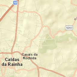 Caldas da Rainha Street Map