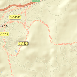 Buñol Street Map