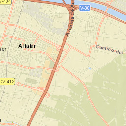 Sedaví Street Map