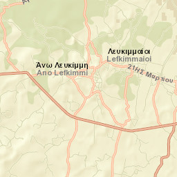 Lefkímmi Street Map