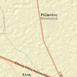 Rizómylos Street Map