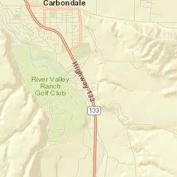 Carbondale Street Map