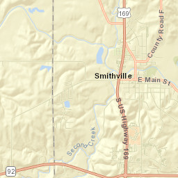 Smithville Street Map