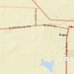 Pana Street Map