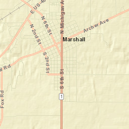 Marshall Street Map