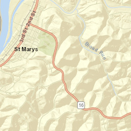 Saint Marys Street Map