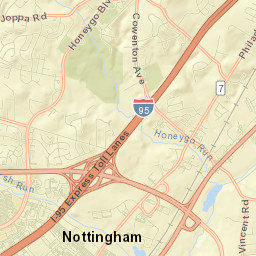 White Marsh Street Map