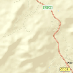 Herguijuela Street Map