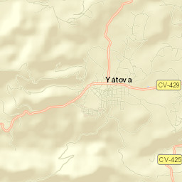 Yátova Street Map
