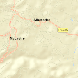 Alborache Street Map