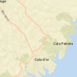 Cala d'Or Street Map