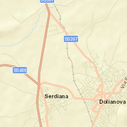 Serdiana Street Map