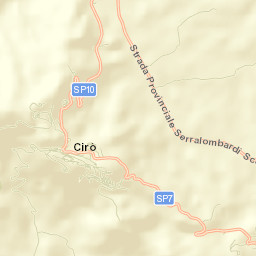 Cirò Street Map