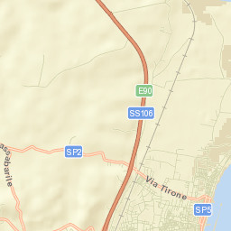 Cirò Marina Street Map