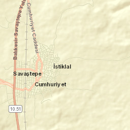 Savaştepe Street Map