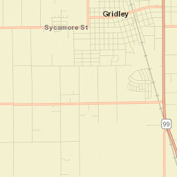 Gridley Street Map