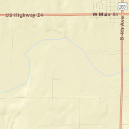 Graham County Street Map