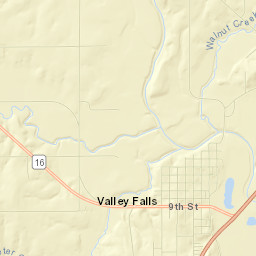 Valley Falls Street Map