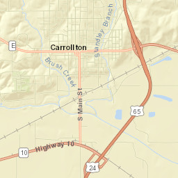 Carrollton Street Map