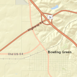 Bowling Green Street Map