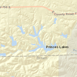 Princes Lakes Street Map