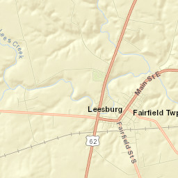 Leesburg Street Map
