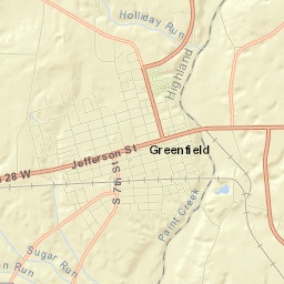 Greenfield Street Map
