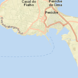 Peniche Street Map