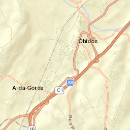 Óbidos Street Map