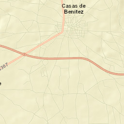Casas de Benítez Street Map