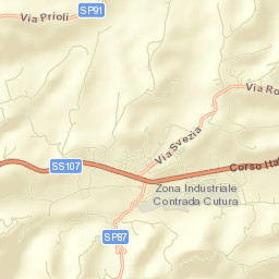 Santo Stefano Street Map