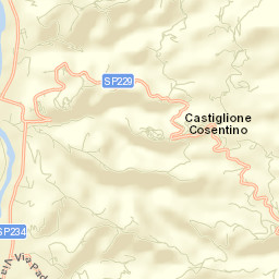 Castiglione Cosentino Street Map